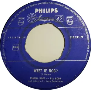 Pochette de Wat fijn zou ’t zijn / Ken je me nog? de Johnny Hoes
