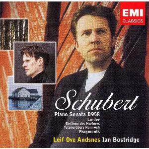 Pochette Piano Sonata D. 958 / Lieder