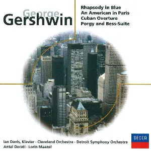 Pochette Rhapsody in Blue / An American in Paris / Cuban Overture / Porgy-and-Bess-Suite