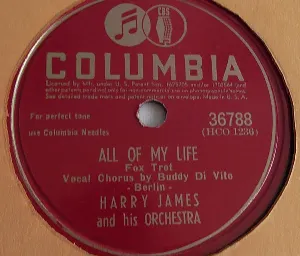 Pochette de All of My Life / Yah-Ta-Ta, Yah-Ta-Ta de Harry James and His Orchestra