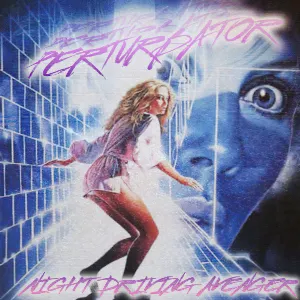 Pochette de Night Driving Avenger de Perturbator