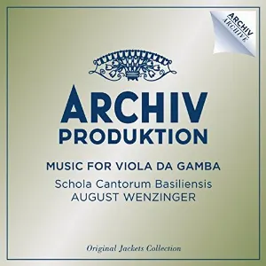 Pochette de Music for Viola da Gamba de Schola Cantorum Basiliensis - August Wenzinger