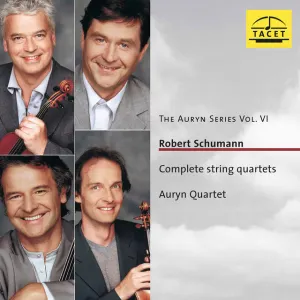 Pochette de String Quartets nos. 1-3 de Robert Schumann - Auryn Quartet