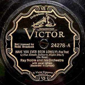 Pochette de Have You Ever Been Lonely? / Love Tales de Ray Noble and His Orchestra