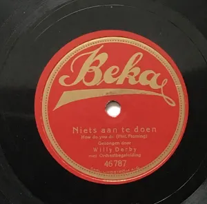 Pochette de Doe wakka doe / Niets aan te doen de Willy Derby