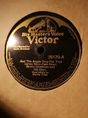 Pochette de And the Angels Sing / Sent for You Yesterday and Here You Come Today de Benny Goodman and His Orchestra