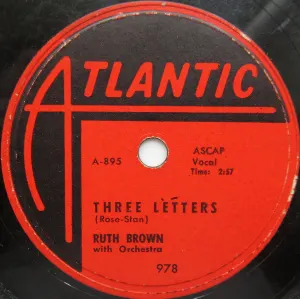 Pochette de Three Letters / Good-For-Nothin' Joe de Ruth Brown