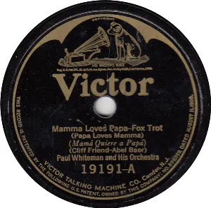 Pochette de Mamma Loves Papa (Papa Loves Mamma) / Ev'ry Night I Cry Myself to Sleep Over You de Paul Whiteman and His Orchestra