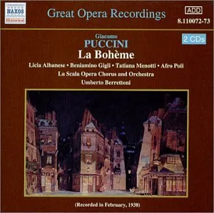 Pochette de La Bohème de Licia Albanese - Beniamino Gigli - Giacomo Puccini - Orchestra del Teatro alla Scala di Milano - Coro del Teatro alla Scala di Milano