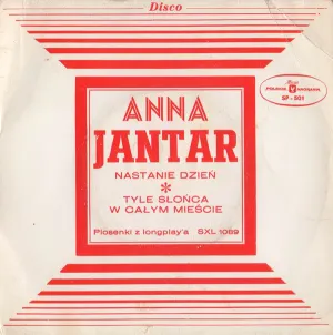 Pochette de Nastanie dzień / Tyle słońca w całym mieście de Anna Jantar