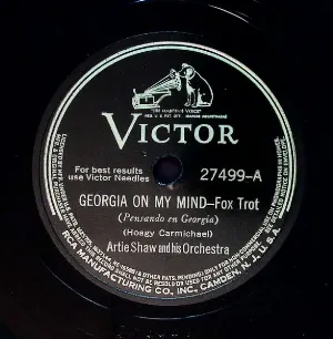 Pochette de Georgia on My Mind / Why Shouldn't I? de Artie Shaw and His Orchestra