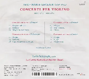 Pochette de Violin Concertos, Vol. 2 de La Cetra Barockorchester Basel - Jean‐Marie Leclair