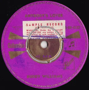 Pochette de Anybody’s Lover de Buddy Williams