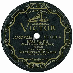 Pochette de Mary (What Are You Waiting For?) / Changes de Paul Whiteman and His Orchestra