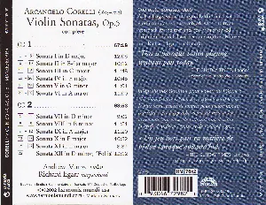 Pochette Violin Sonatas, op. 5