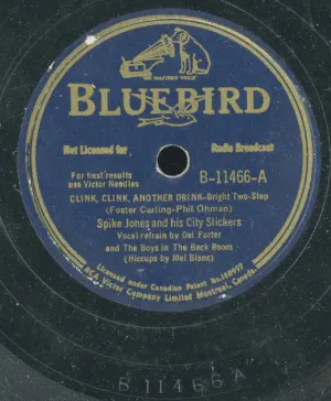 Pochette de Clink, Clink, Another Drink / Pack Up Your Troubles in Your Old Kit‐Bag de Spike Jones and His City Slickers