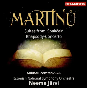 Pochette de Suites from "Špalíček" / Rhapsody-Concerto de Eesti Riiklik Sümfooniaorkester - Neeme Järvi - Bohuslav Martinů
