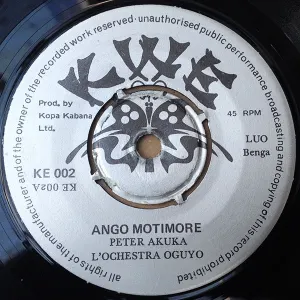 Pochette de Ango Motimore / Consolatta de Peter Akuka - L'Ochestra Oguyo
