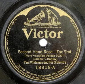 Pochette de Second Hand Rose / Have You Forgotten? de Paul Whiteman and His Orchestra
