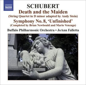 Pochette de Death And The Maiden (String Quartet In D Minor Adapted By Andy Stein) / Symphony No. 8 "Unfinished" (Completed By Brian Newbould And Mario Venzago) de Buffalo Philharmonic Orchestra - JoAnn Falletta - Franz Schubert