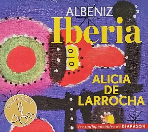 Pochette de Iberia de Isaac Albéniz - Alicia de Larrocha