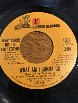 Pochette de What Am I Gonna Do / Where Does Rosie Go de Kenny Rogers & The First Edition