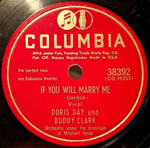 Pochette If You Will Marry Me / You Was