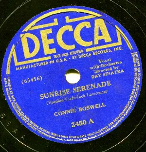 Pochette de Sunrise Serenade / You Grow Sweeter as the Years Go By de Connee Boswell