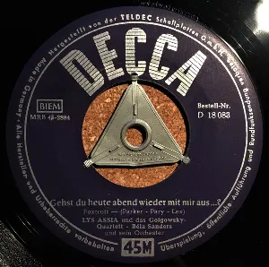 Pochette de Gehst du heute abend wieder mit mir aus…? de Lys Assia