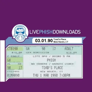 Pochette de 1990-03-01: Toad's Place, New Haven, CT, USA de Phish