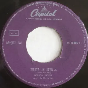 Pochette de Siesta in Sevilla / The Green Leaves of Summer de Nelson Riddle and His Orchestra