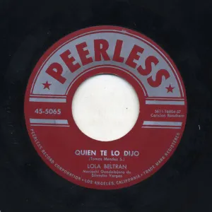 Pochette de Quien te lo dijo / Me equivoqué contigo de Lola Beltrán