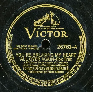 Pochette de You're Breaking My Heart All Over Again / Shadows on the Sand de Tommy Dorsey and His Orchestra