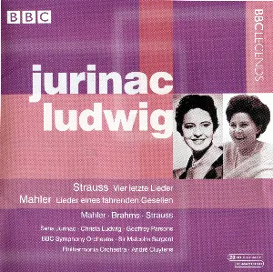 Pochette Strauss: Vier letzte Lieder / Mahler: Lieder eines fahrenden Gesellen