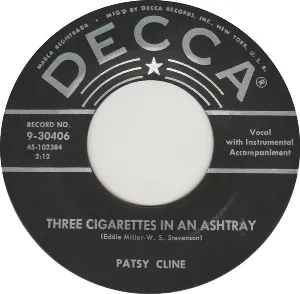 Pochette Three Cigarettes in an Ashtray / A Stranger in My Arms