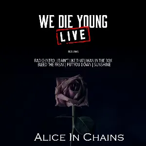 Pochette We Die Young: Live