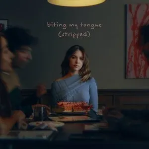 Pochette de biting my tongue (stripped) de kenzie