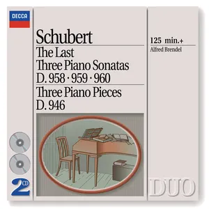 Pochette The Last Three Piano Sonatas, D 958, D 959, D 960 / Three Piano Pieces, D 946