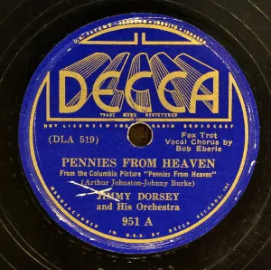 Pochette de Pennies From Heaven / One, Two, Button My Shoe de Jimmy Dorsey and His Orchestra