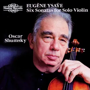 Pochette de Six Sonatas for Solo Violin de Eugène Ysaÿe - Giovanni Guzzo