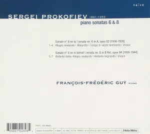 Pochette de Piano sonatas 6 & 8 de Sergei Prokofiev - François-Frédéric Guy