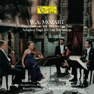Pochette de Divertimento KV 563, Adagio e Fuga KV 546 de Salvatore Accardo