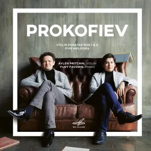 Pochette de Sonatas nos. 1 & 2 / Five Mélodies de Sergei Prokofiev