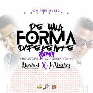 Pochette de De una forma diferente (remix) de Darkiel - J Álvarez