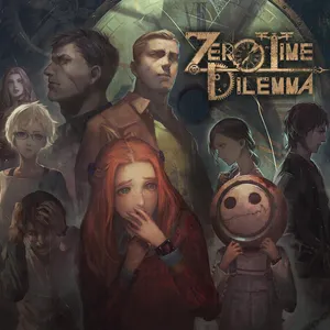 Pochette de Zero Time Dilemma de Shinji Hosoe