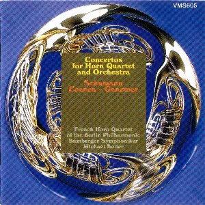 Pochette Concertos for Horn Quartet and Orchestra