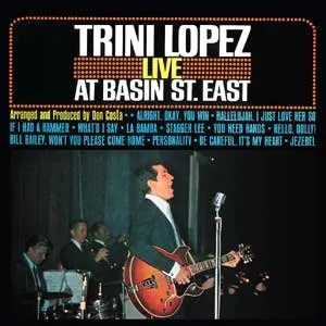Pochette de Live at Basin St. East de Trini Lopez