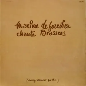 Pochette Maxime Le Forestier chante Brassens
