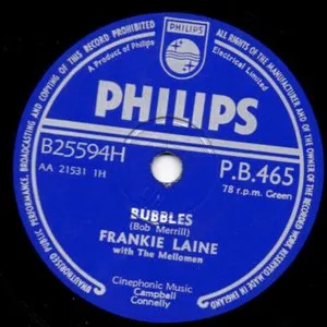 Pochette de Bubbles / Cool Water de Frankie Laine