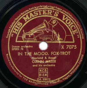 Pochette de In the Mood / Chattanooga Choo Choo de Glenn Miller and His Orchestra